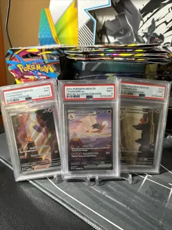 Pokemon Scarlet and Violet 151 Set Charizard Charmeleon Charmander PSA 9 Trio - Image 2