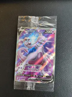 Pokemon TCG - Mewtwo V SWSH229 Pokemon GO Black Star Promo Sealed - Image 1