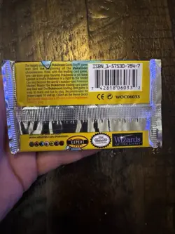 Pokemon Base Set Blastoise Art Black Triangle Error Sealed Booster Pack 20.95g - Image 4