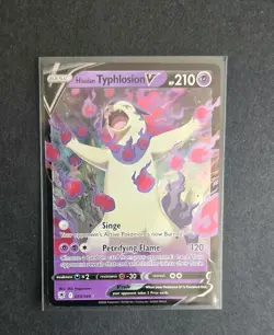 Hisuian Typhlosion V 053/189 Ultra Rare Pokemon Astral Radiance NM - Image 1