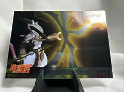 1999 Topps Pokemon-Mewtwo Strikes Back-Trying Out The New Toy #7-FOIL NM/M - Image 1