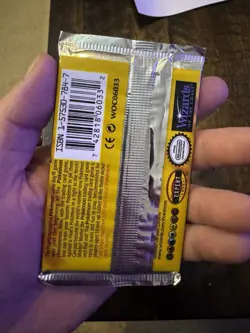 Pokemon Base Set Black Triangle Error Pack Charizard Art Sealed Booster 20.92g - Image 3