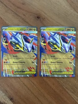 Pokemon TCG Mega Latias EX Double Rare 100/132 Mega Evolutions Play Set Of 2 NM - Image 1