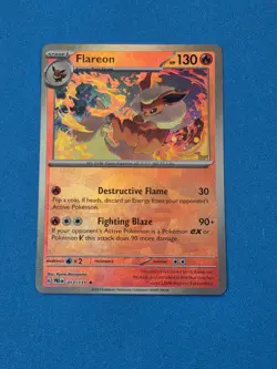 Flareon (Poke Ball Pattern) SV: Prismatic Evolutions 013/131 Pokemon TCG - Image 1