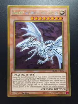Blue-Eyes Alternative White Dragon MVP1-ENG46 The Dark Side of Dimensions Movie - Image 1