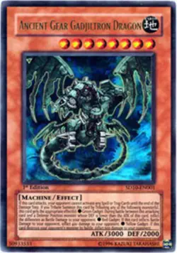 Ancient Gear Gadjiltron Dragon - SD10-EN001 - Ultra Rare - Unlimited Edition LP - Image 1