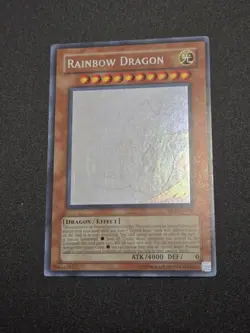 Yugioh Rainbow Dragon TAEV-EN006 Ghost Rare MP - Image 1