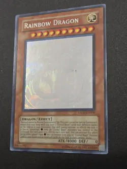 Yugioh Rainbow Dragon TAEV-EN006 Ghost Rare MP - Image 2