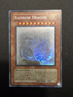 Yugioh Rainbow Dragon TAEV-EN006 Ghost Rare MP - Image 3