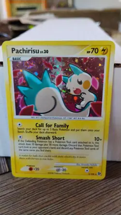 PACHIRISU LV. 30 Great Encounters POKEMON Holo 2008 Trading Card 5/106 TCG - Image 1