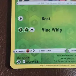 Tangela - Reverse Holo - 4/159 ? Crown Zenith - Pokemon TCG Card - Image 5