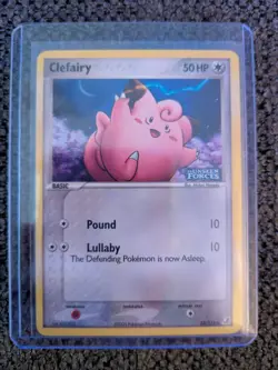 Pokemon TCG Clefairy Reverse Holo Card 53/115 Stamped EX Unseen Forces 2005 - Image 1