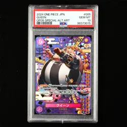 PSA GEM MT 10 2024 ONE PIECE JPN. TCG Card QUEEN - Image 1