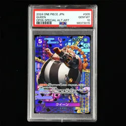 PSA GEM MT 10 2024 ONE PIECE JPN. TCG Card QUEEN - Image 2
