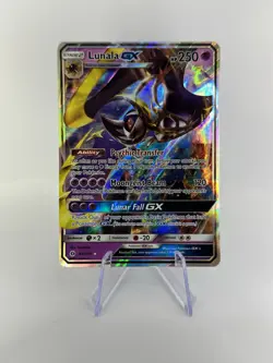 Lunala GX 66/149 Ultra Rare HOLO Pokemon Card TCG 2017 Sun & Moon Base Set - Image 1
