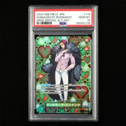PSA GEM MT 10 2024 ONE PIECE JPN. TCG Card DONQUIXOTE ROSINANTE - Image 2