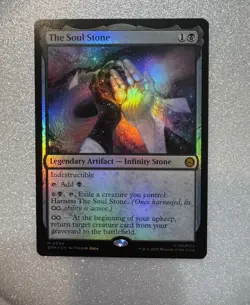 The Soul Stone - Marvel's Spider-Man x Magic The Gathering - FOIL Card MTG 0066 - Image 1