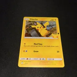 Pikachu 25/25 Holo Celebrations 25th Anniversary McDonald's Pokemon Card NM - Image 2