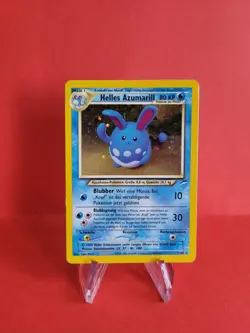 Pokemon Karte/card - Helles Azumarill 13/105 - Neo Destiny Holo - Excellent+ - Image 1