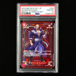 PSA GEM MT 10 2025 ONE PIECE JPN. TCG Card Silvers Rayleigh - Image 2