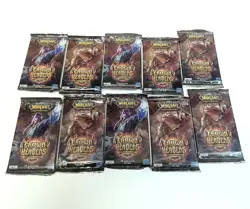 10X World of Warcraft TCG SEALED Crown of the Heavens Card Packs - Image 1