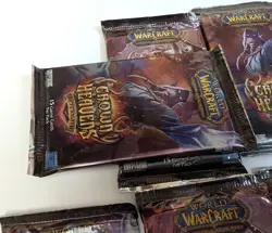 10X World of Warcraft TCG SEALED Crown of the Heavens Card Packs - Image 2
