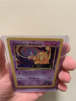 Sabrina's Drowzee 92/132 Common 1st Edition Gym Heroes Pokemon Card - Image 4