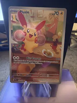 Plusle 193/182 Illustration Rare Pokemon Paradox Rift Near Mint TCG CARD - Image 1