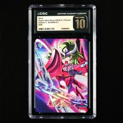 CGC PRISTINE 10 KAYOU 2024 Saint Seiya 3 CCG Card SS-BSR-011 Shun - Image 1