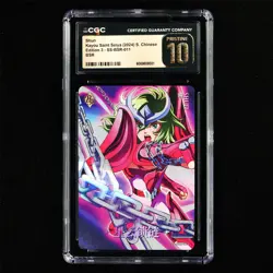 CGC PRISTINE 10 KAYOU 2024 Saint Seiya 3 CCG Card SS-BSR-011 Shun - Image 2