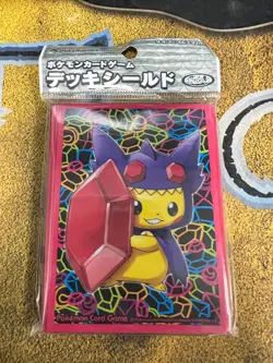 Pokemon Center Japan SEALED 32 ct Mega Sableye Poncho Pikachu Card Sleeves!! - Image 1