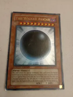 The Wicked Avatar Shonen JUMP-EN017 Ultra Rare Limited Edition Promo Card Yugioh - Image 1