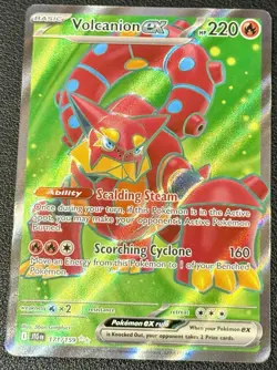 Pokemon TCG Volcanion EX Full Art Card Journey Together 171/159 - Image 1