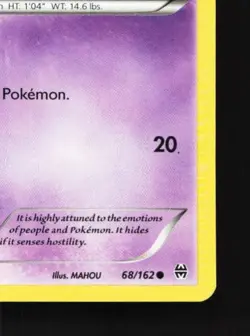 Ralts 68/162 LP BREAKthrough English Pokemon Card TCG - Image 3