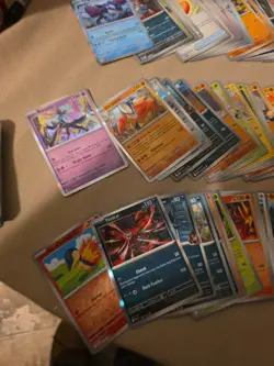 Pokemon Cards Bulk Lot 75 Cards Journey Together/Phantasmal Flames No Energy - Image 2