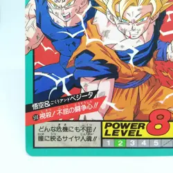 510 Goku & Vegeta Dragon Ball Z Dragon Ball Super Battle Card BANDAI Japan - Image 4