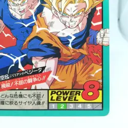 510 Goku & Vegeta Dragon Ball Z Dragon Ball Super Battle Card BANDAI Japan - Image 5