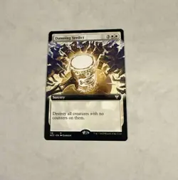 Damning Verdict (Extended Art) #116 Streets Of New Capenna - Magic MTG -NMT - Image 1