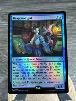 Dragonologist (Foil) - TDM #42 Rare - NM / Mint Tarkir Single - Image 1