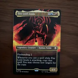MTG Fire Lord Azula Extended Art #334 Avatar the Last Airbender - Image 1
