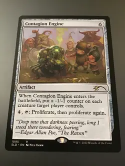 MTG Secret Lair #1095 Contagion Engine NM - Image 1