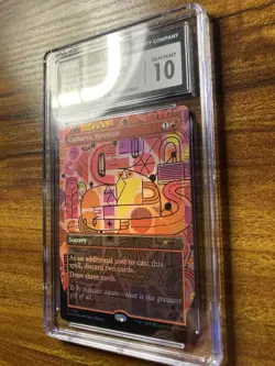 MTG?CATHARTIC REUNION Borderless/Rainbow FOIL?SLD CGC 10 Gem Mint RARE POP 1 ! - Image 4