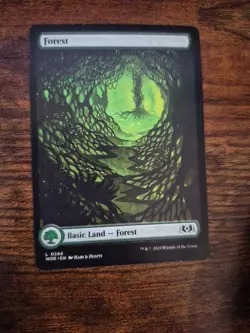 Lot of 6 Full Art Forests Magic the Gathering (Various) ONE FOIL - Image 5
