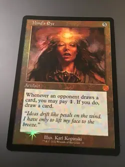 MTG The Brother's War Artifacts Retro Frame Mind's Eye Foil - Image 3