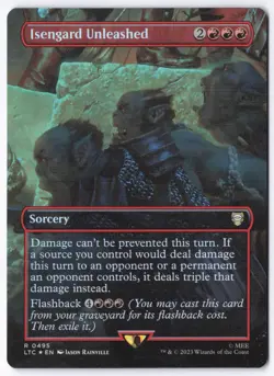 Isengard Unleashed (Borderless) R Commander: The Lord of the Rings: Tales of Mid - Image 1