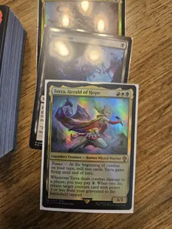MTG Final Fantasy Commander Deck - Terra, Herald of Hope [FOIL] - Image 1