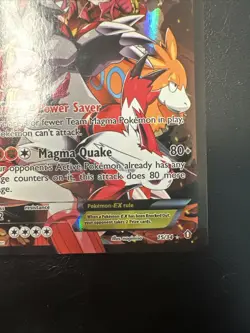 Pokemon TCG Full Art Ultra Rare Holo Groudon Ex Team Magmas 2015 NM A - Image 5