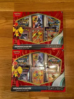 Pokemon TCG: Armarouge EX Premium Collection Box (2 Lot) SEALED - Tear DISCOUNT - Image 1