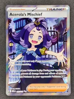 ACEROLA'S MISCHIEF #165/132 - Pokemon Mega Evolution: Base Set - Image 1