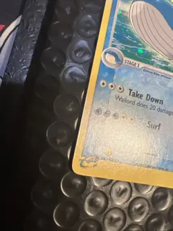 Pokemon TCG Holo Ultra Rare Wailord 14/109 EX Ruby and Sapphire Near Mint 2003 - Image 4